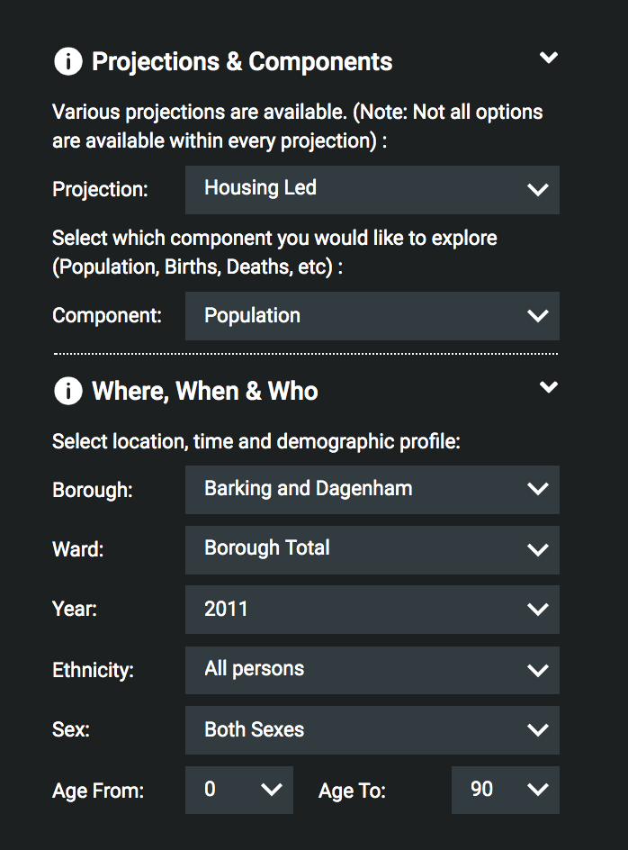 Population Explorer Data & Graphic Downloads Main Menu