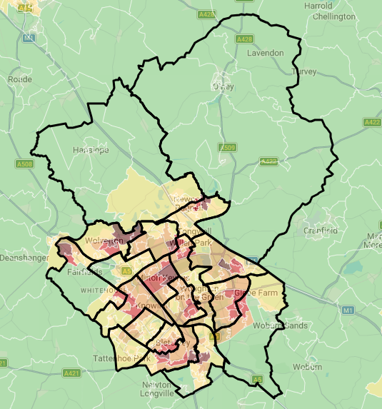 A map of access to healthy assets and hazards index - gambling outlets, 2024. This can be downloaded below.